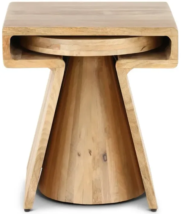 Keppler Brown Nesting Tables, Set of 2