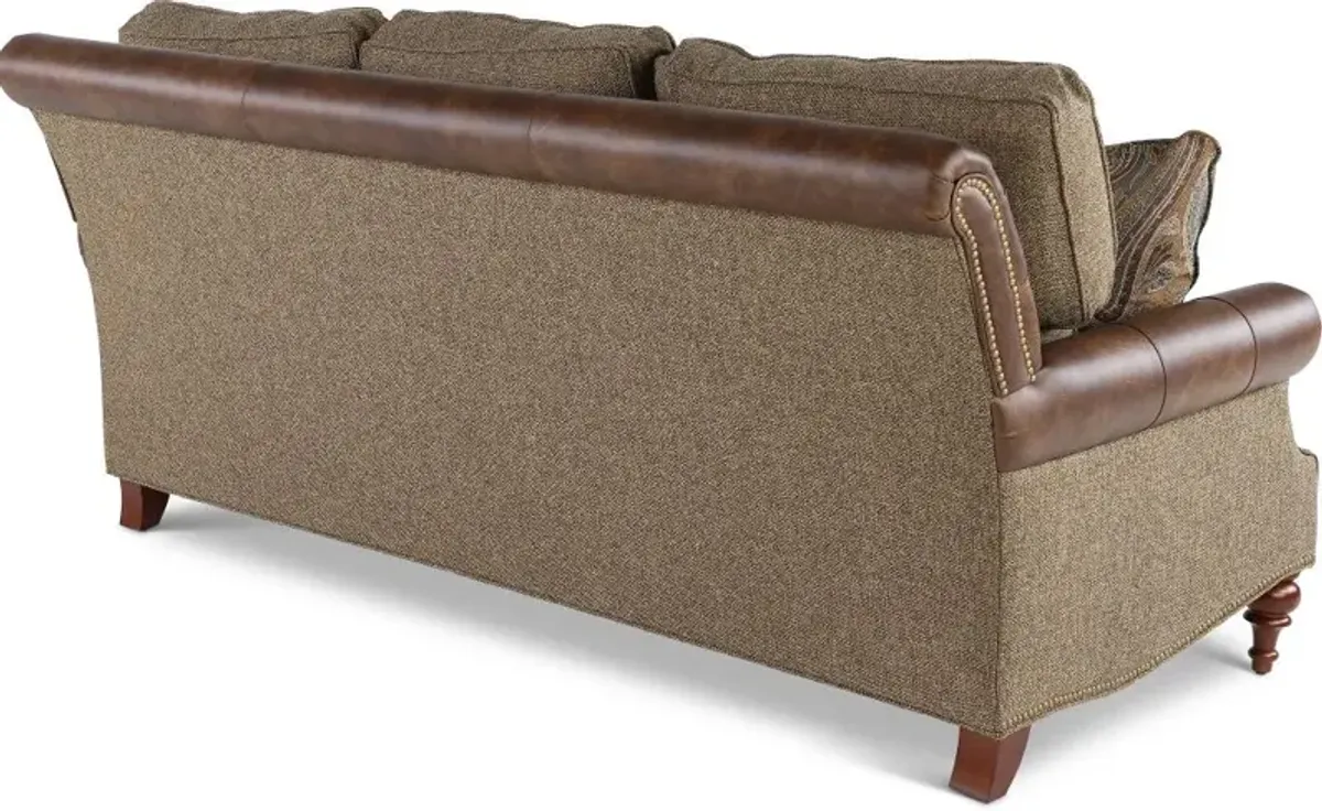 William Two-Tone Brown Sofa