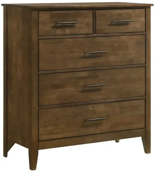 Andover Walnut Chest of Drawers