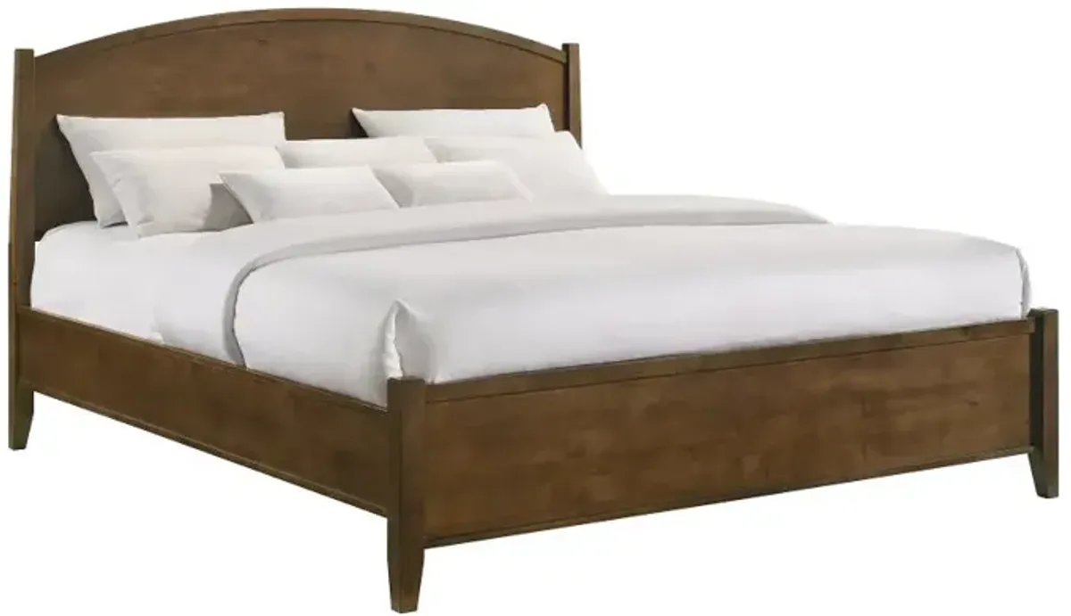 Andover Walnut King Bed