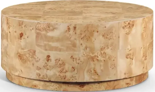 Otto Brown Round Coffee Table