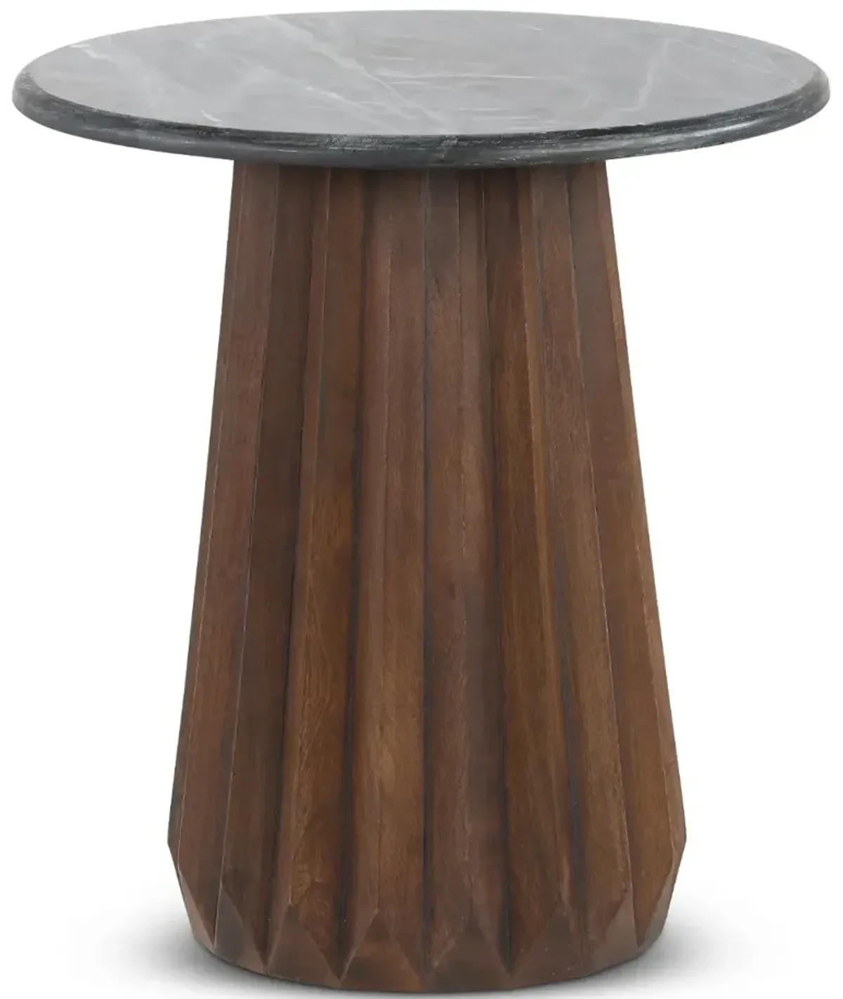 Jennings Black and Brown End Table