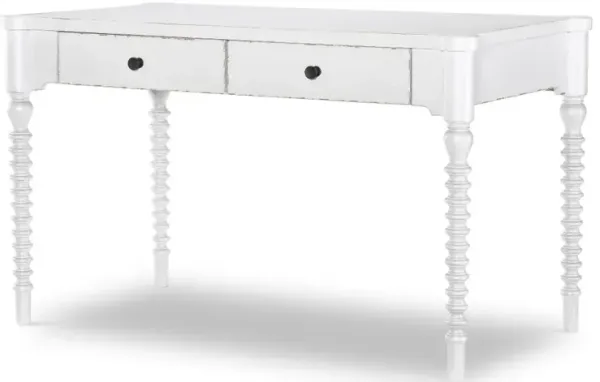 Country Living White Bobbin Leg Writing Desk