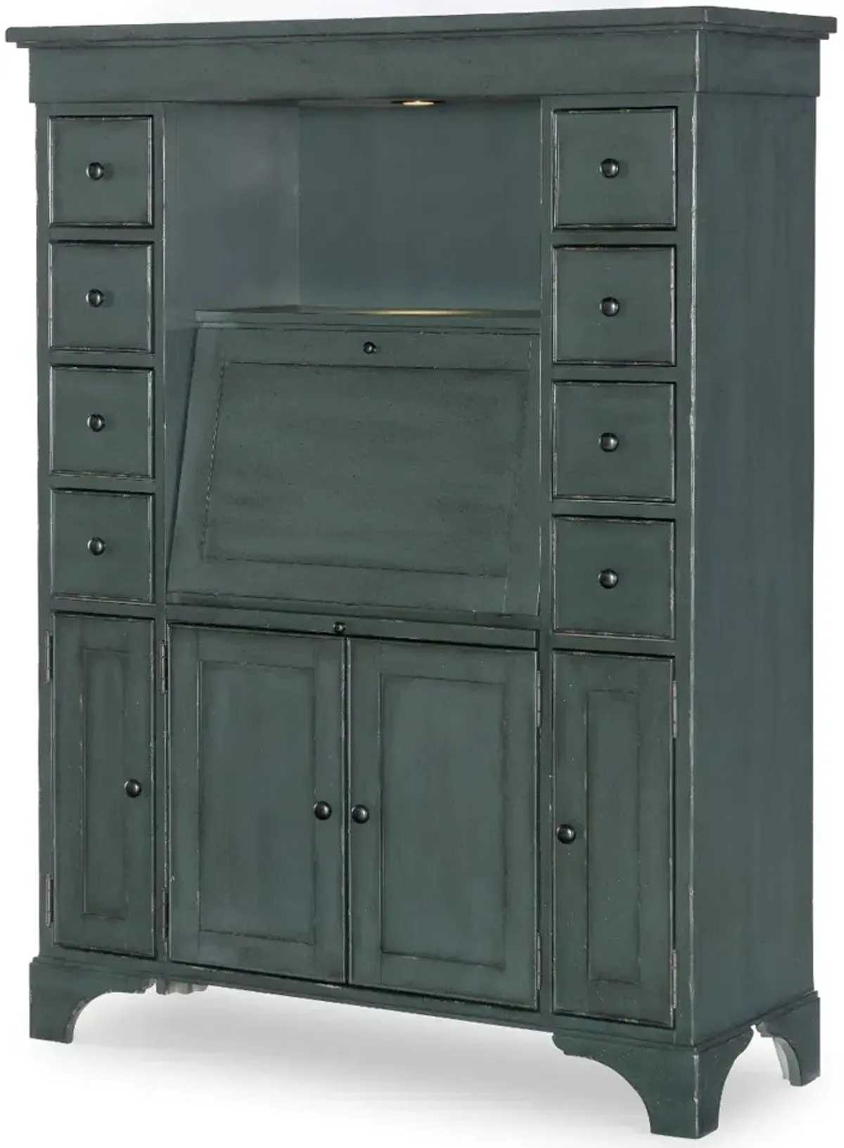 Country Living Green Secretary Cabinet