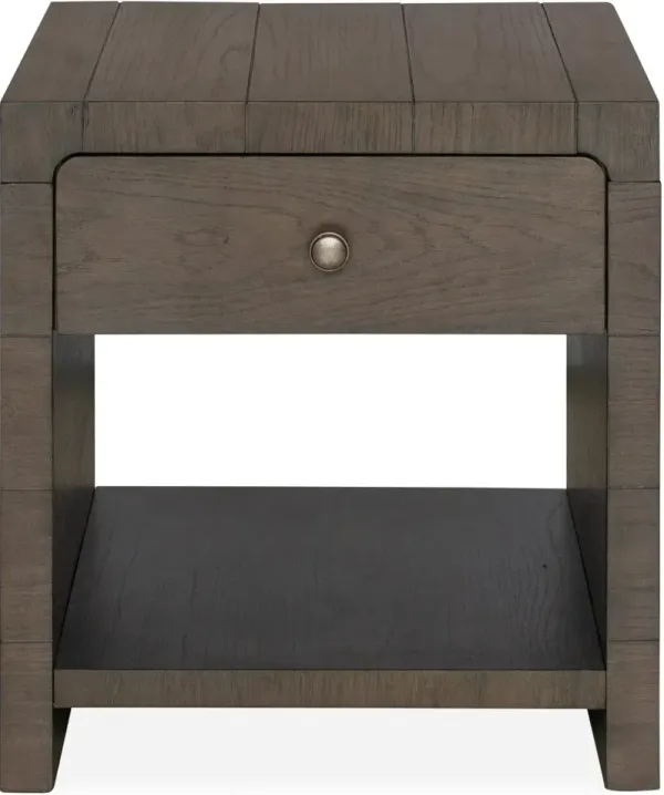 Leland Dark Brown End Table