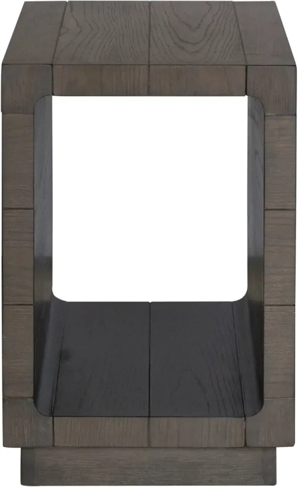 Leland Dark Brown Side Table