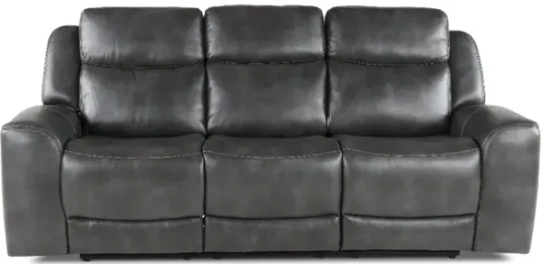Montana Slate Gray Power Reclining Sofa