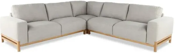 Ollie Stone Gray 3 Piece Sectional