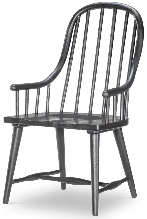 Country Living Black Windsor Dining Arm Chair