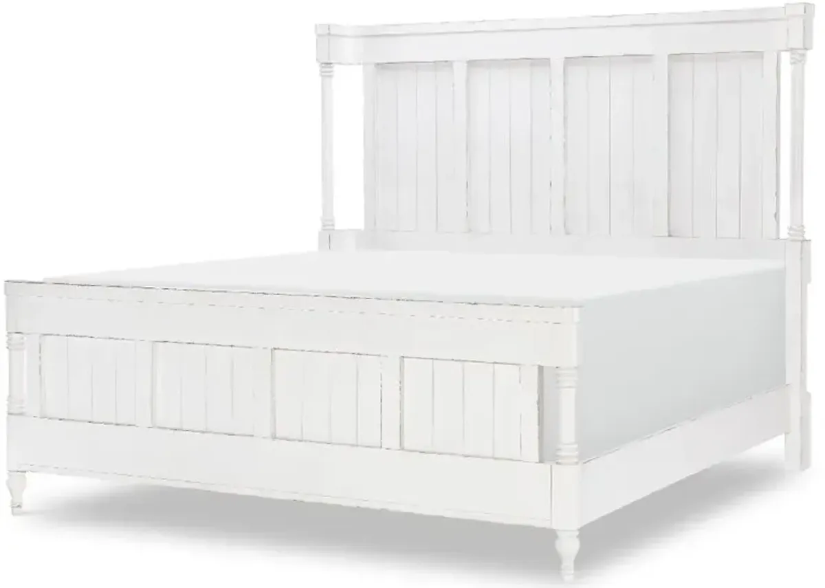 Country Living White Queen Shelter Bed