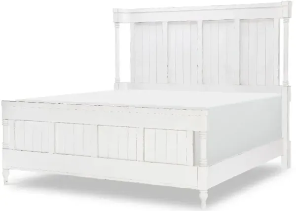 Country Living White Queen Shelter Bed