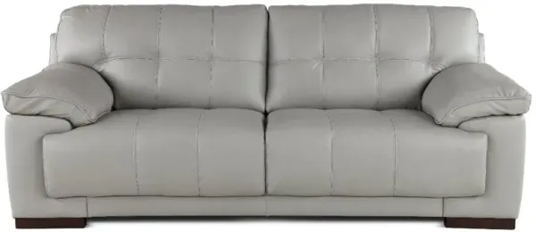 Baron Gray Leather Sofa