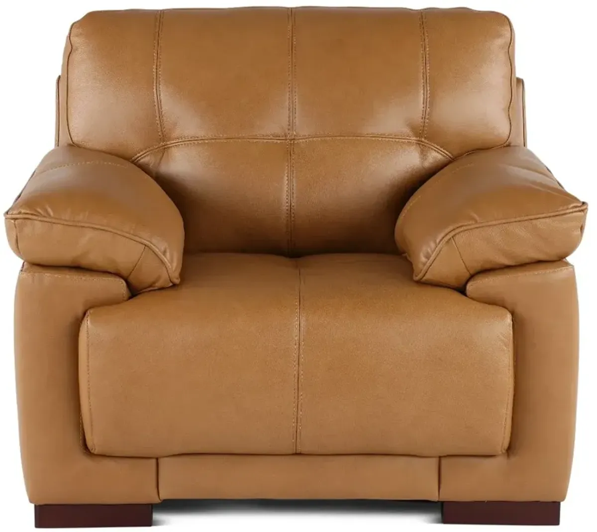 Baron Toffee Brown Leather Chair