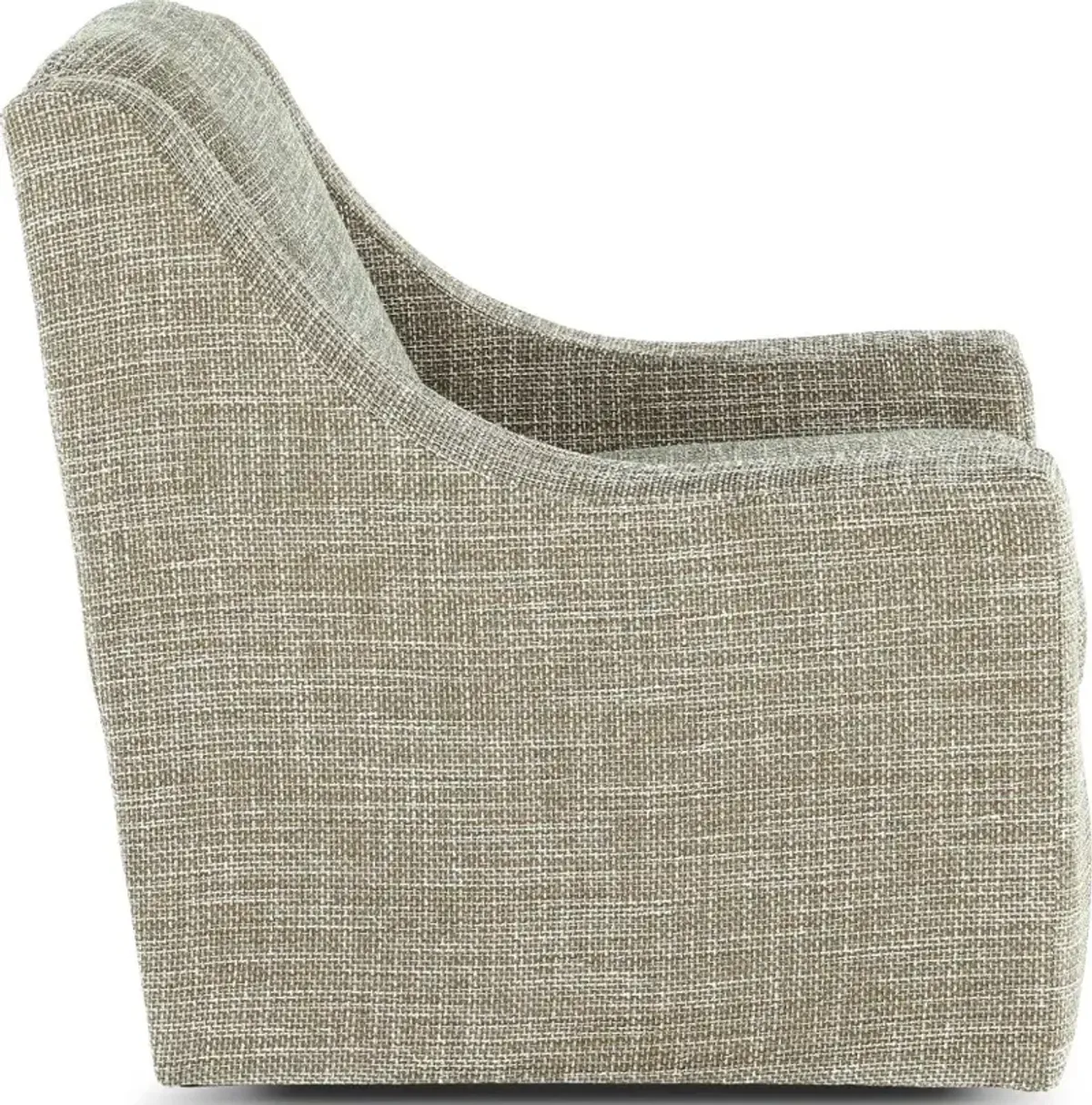 Pine Clover Green Swivel Accent Chair