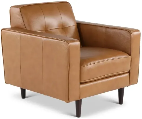 Stark Tan Leather Chair