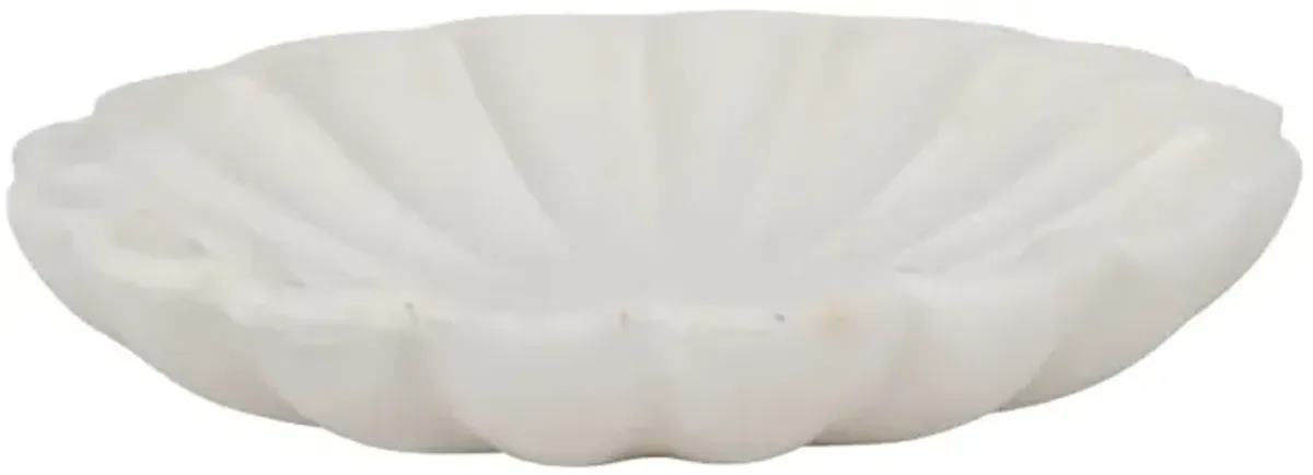 Hadara 8" Marble Flower Tray
