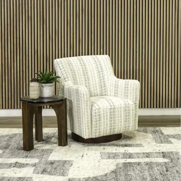 Clara Gray Mist Swivel Chair