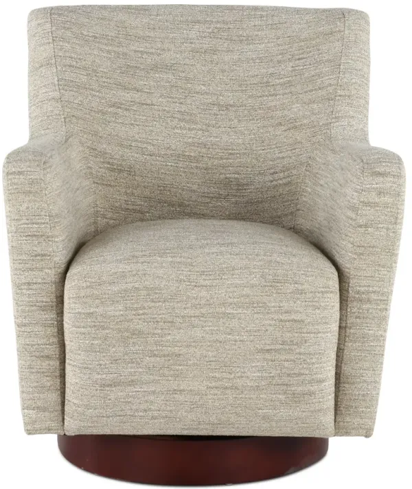 Clara Speckled Tan Swivel Chair