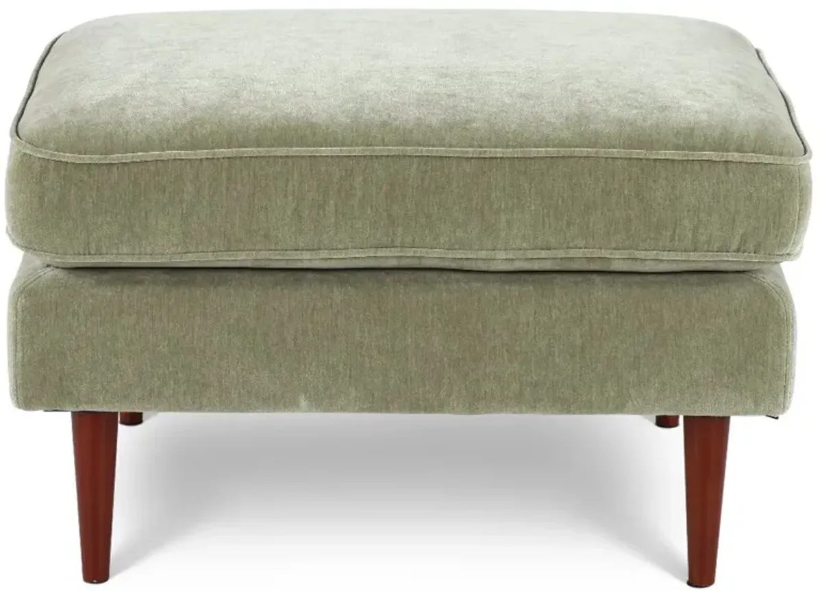 Fern Green Ottoman