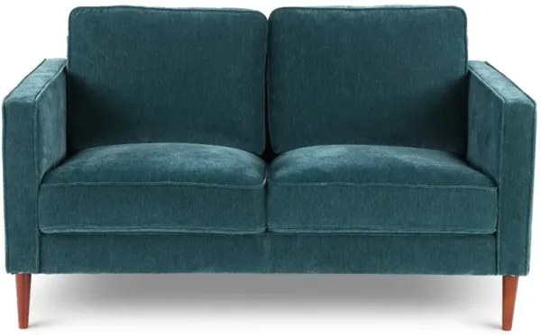 Fern Jade Blue Loveseat