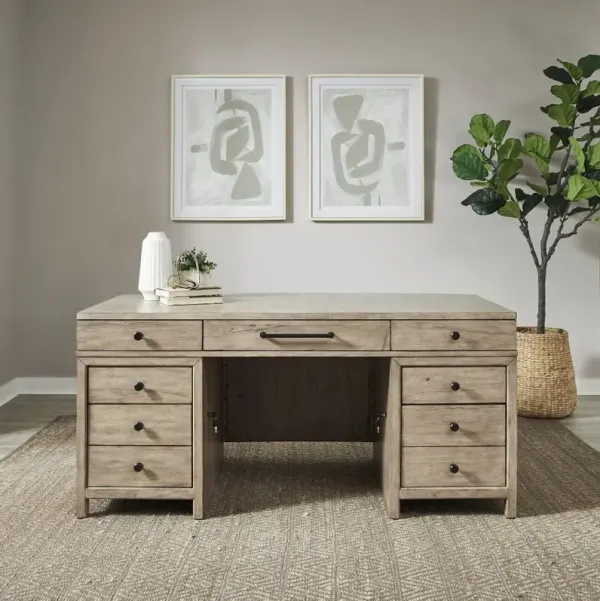 Proximity Natural Executive Desk