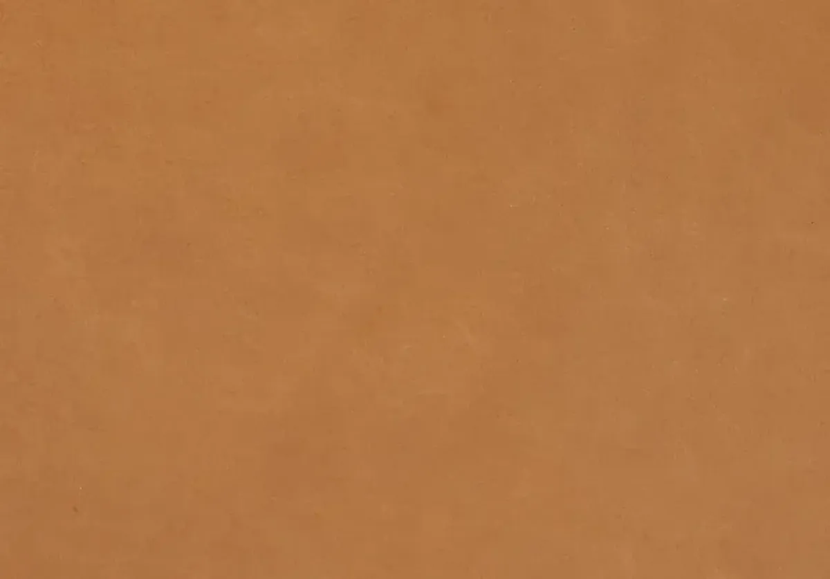 Winston Chestnut Brown Leather Ottoman