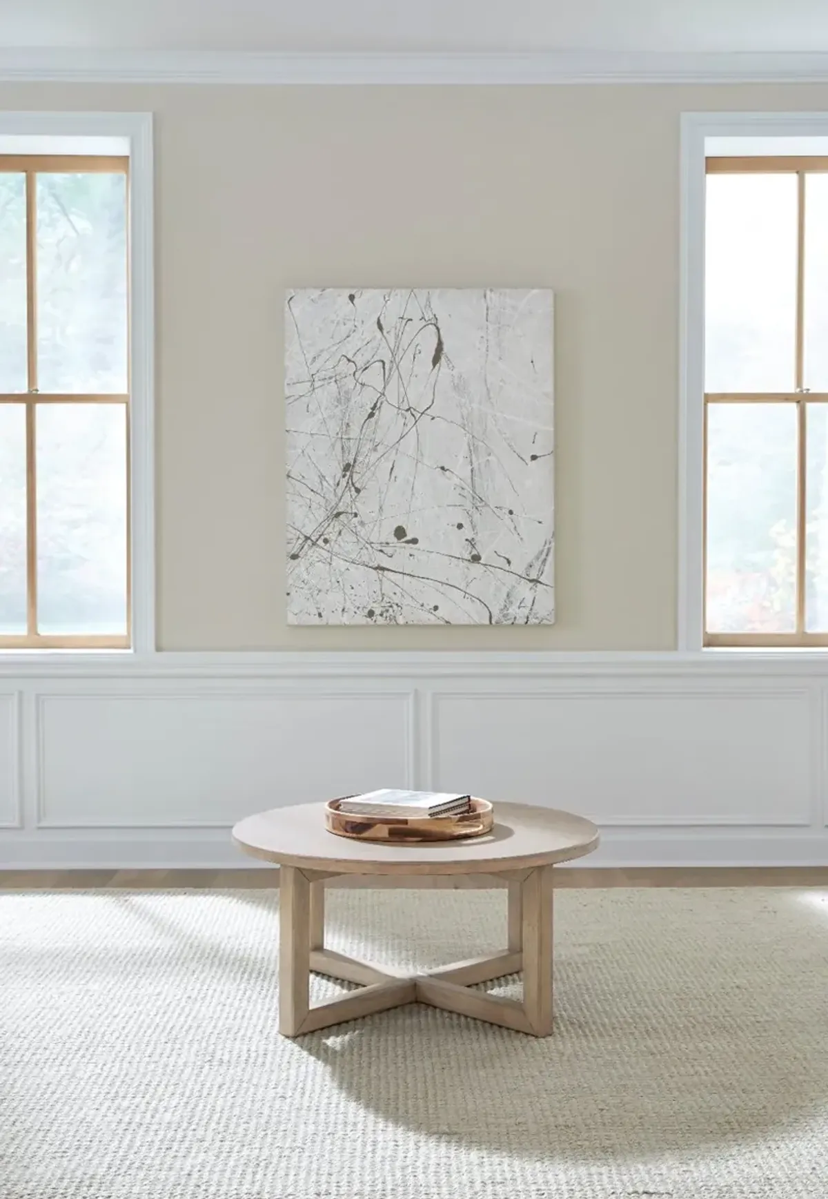 Proximity Natural Round Coffee Table