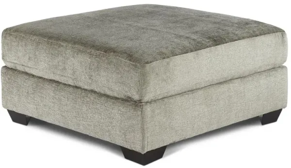 Daniel Olive Green Peninsula Ottoman