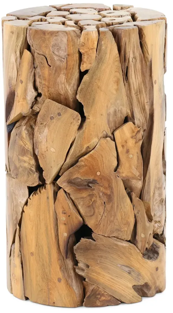 Ranting Brown End Table