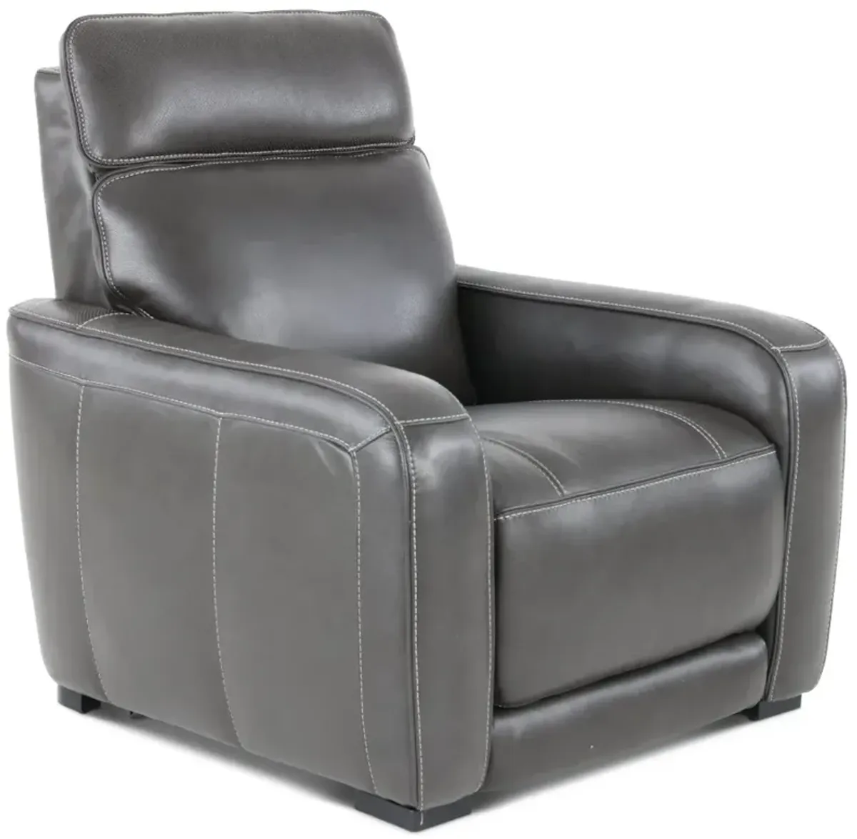 Zeppelin Brown Power Recliner with Bluetooth Audio System