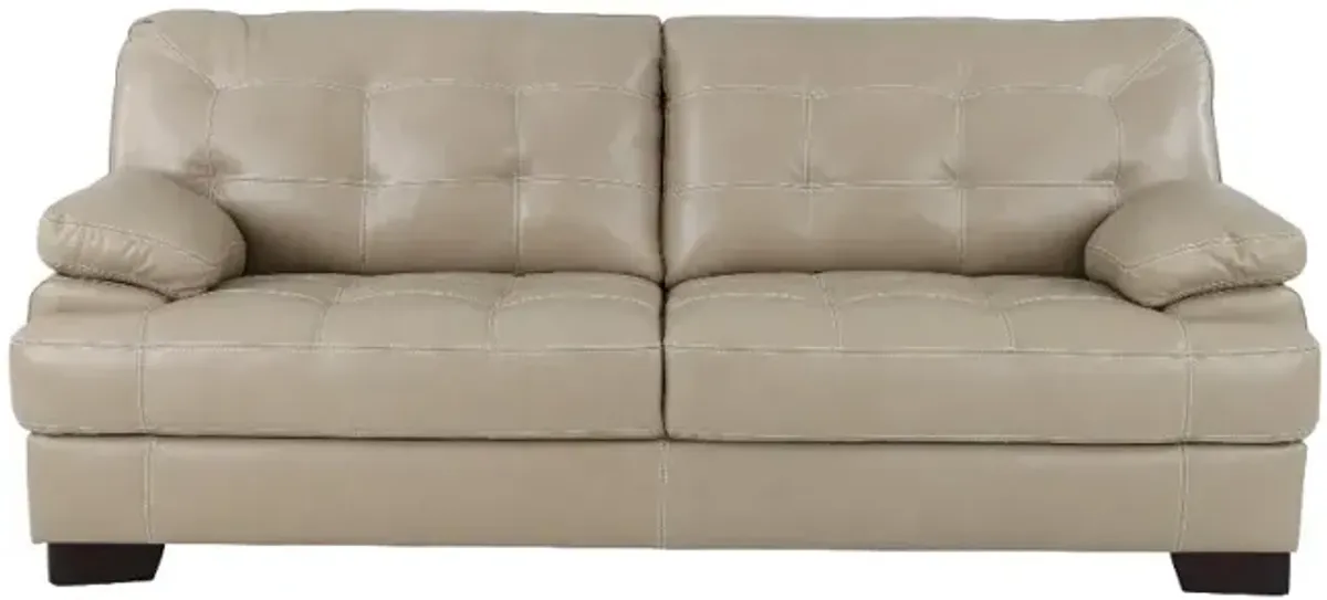 Amarillo Wheat Leather Sofa