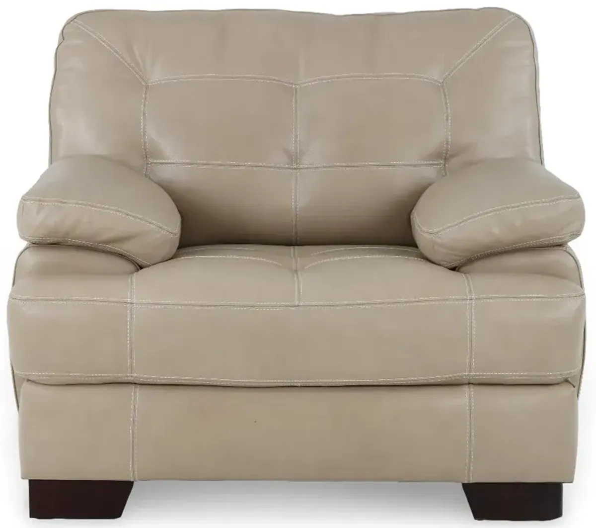 Amarillo Wheat Leather Chair