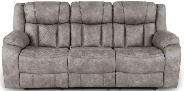 Lux Gray Reclining Sofa