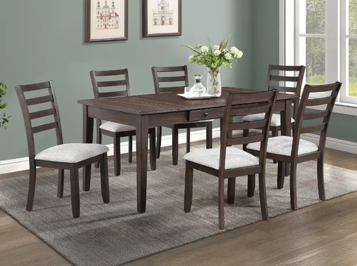 Wagner Brown 6 Piece Dining Set