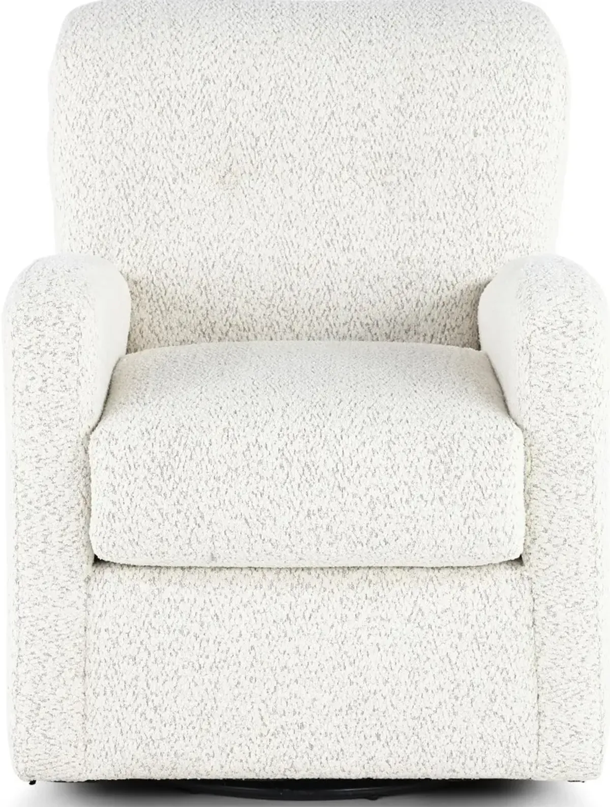 Spruce Off-White Swivel Accent Chair