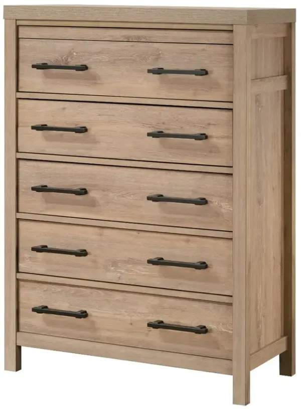 Starlight Natural Wood Chest of Drawers