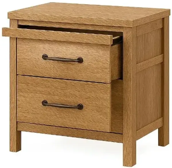 Starlight Natural Wood Nightstand