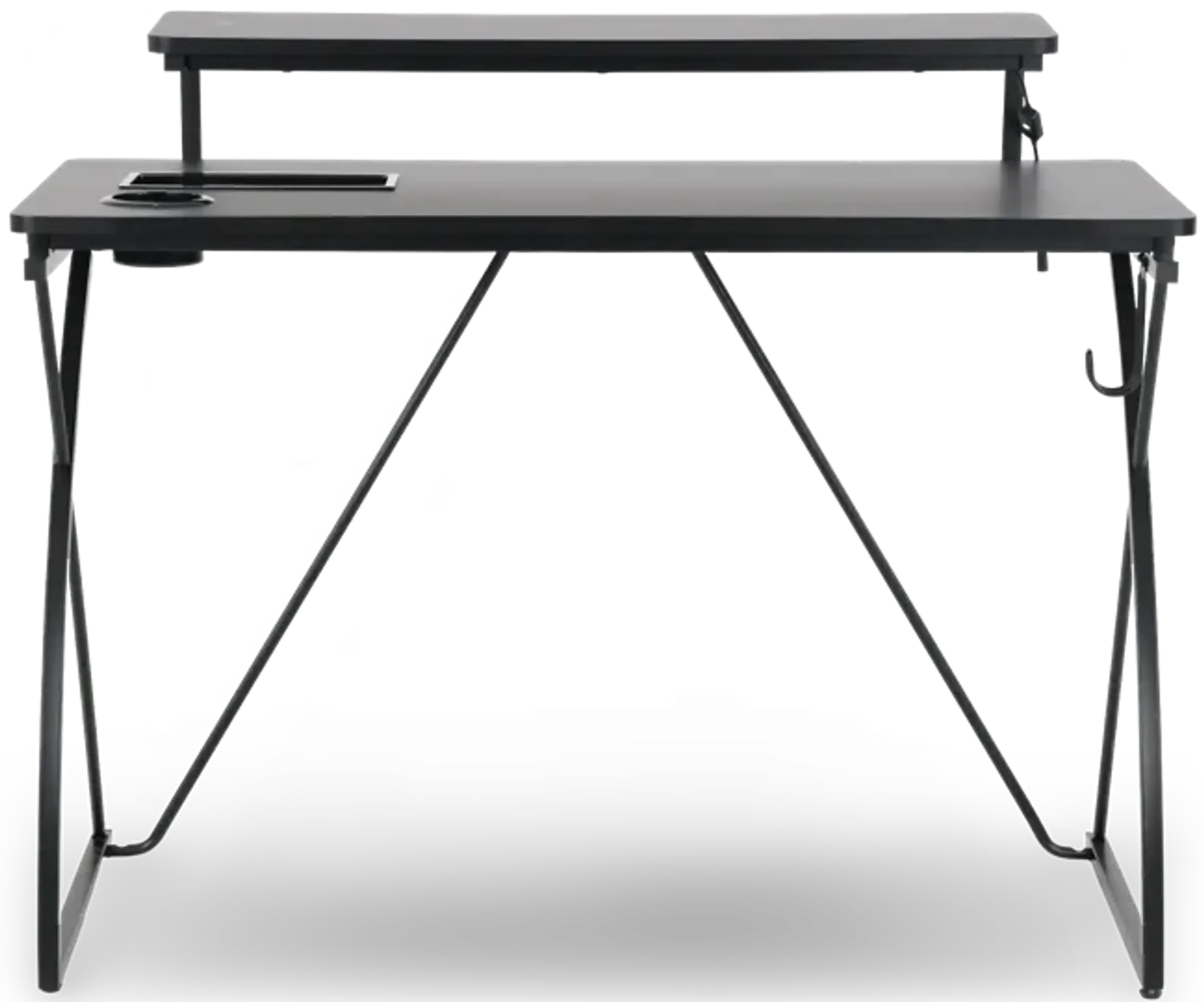 Biome Black Gaming Desk Rc Willey | Furniture.com