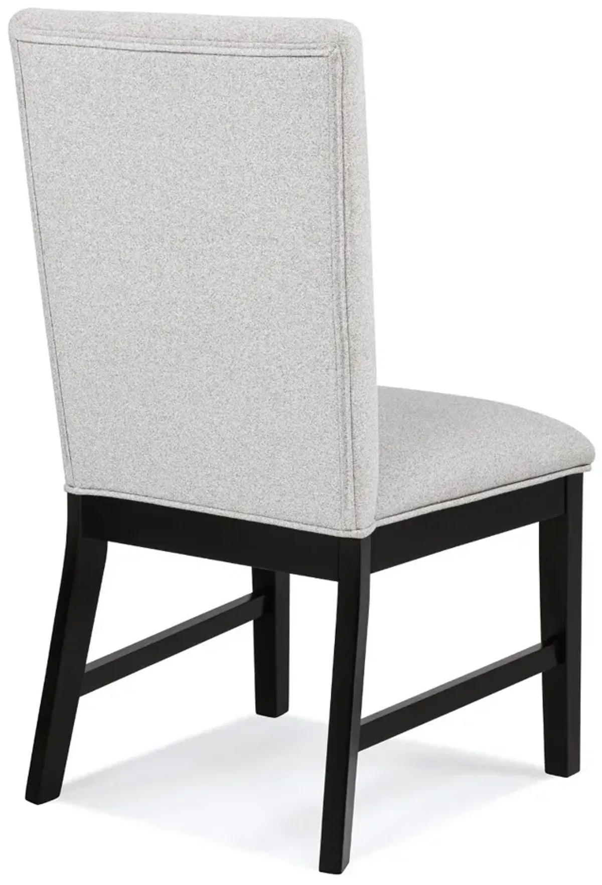 Sebastian Black and Light Gray Upholstered Dining Chair