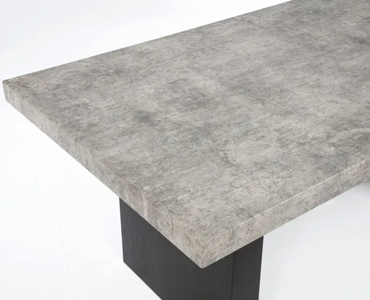 Sebastian Gray and Black Dining Table