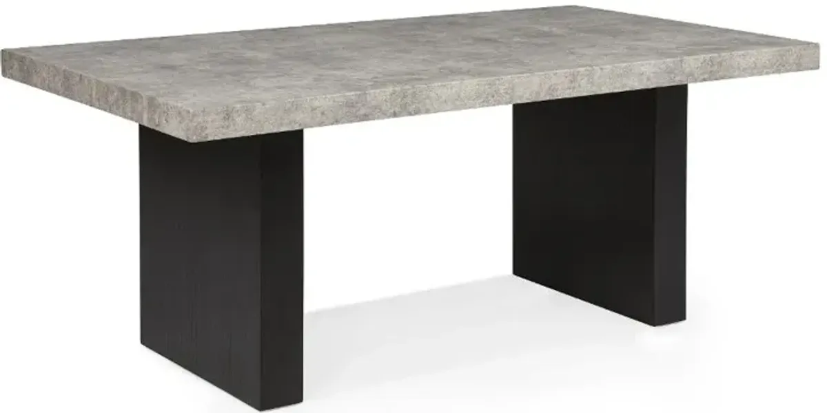 Sebastian Gray and Black 6 Piece Dining Set