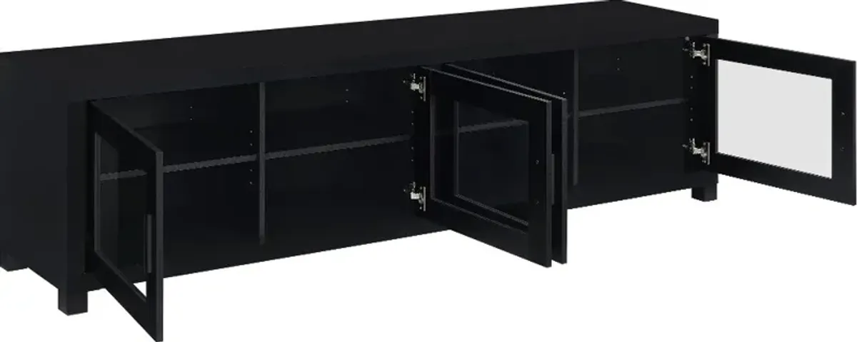 Jupiter 79" Black TV Stand