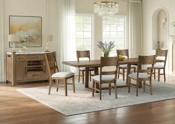 Nanette Brown 5 Piece Dining Set