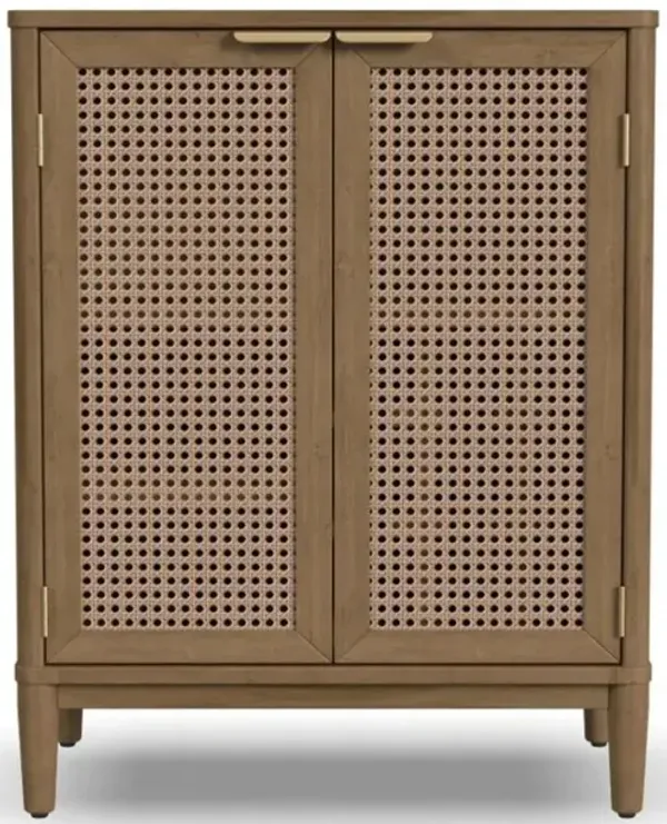 Brentwood Light Oak Bar Cabinet