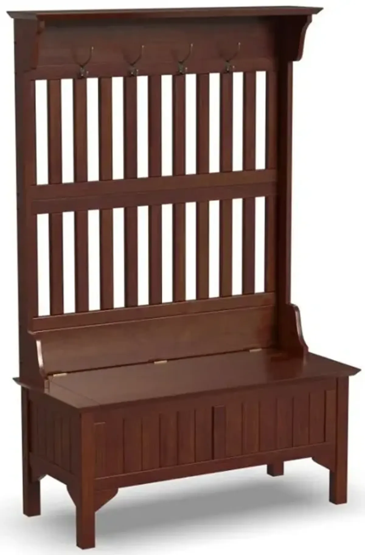 Wallace Cherry Hall Tree with Storage Bench