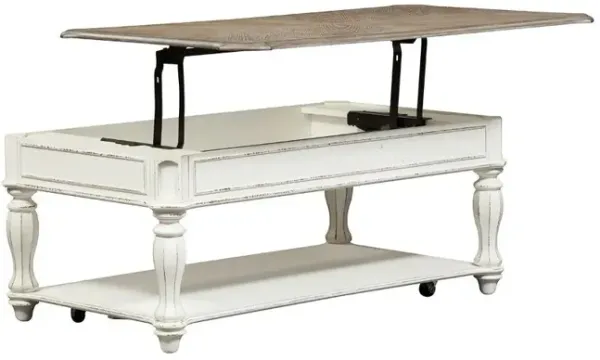 Magnolia Manor Antique White Lift Top Coffee Table