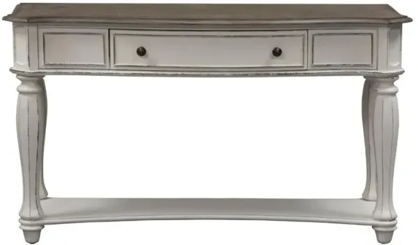 Magnolia Manor Antique White Sofa Table