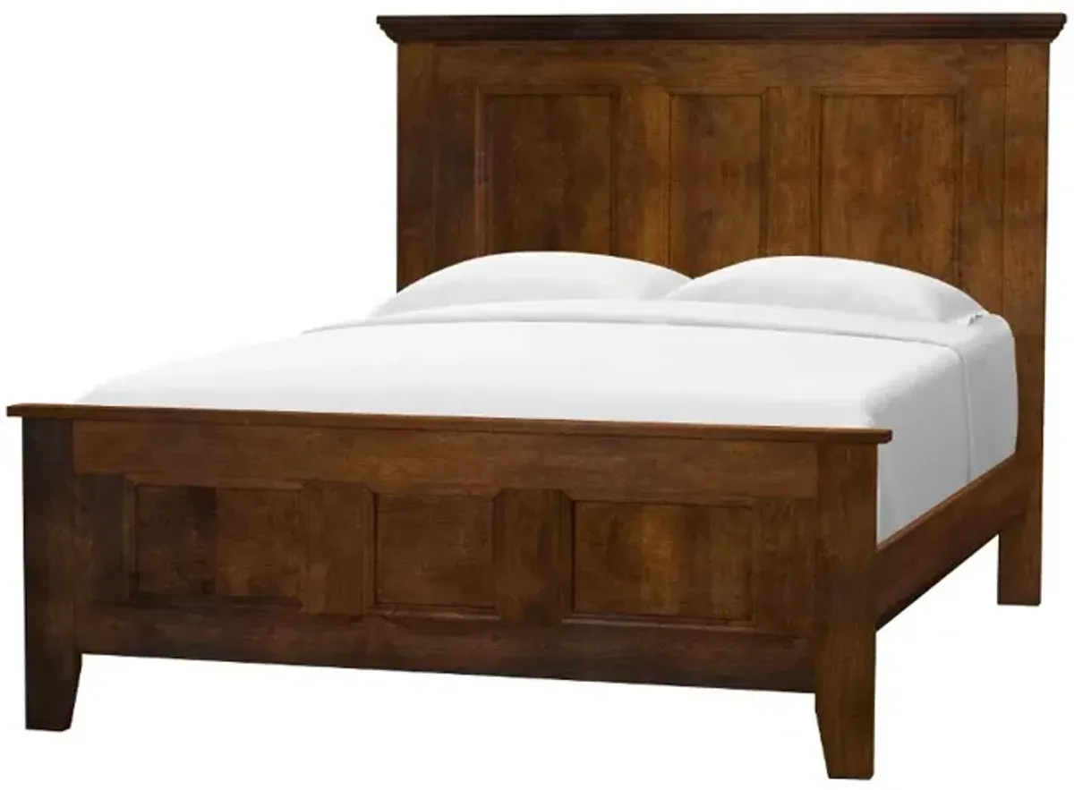 Brentwood Walnut Brown Queen Bed