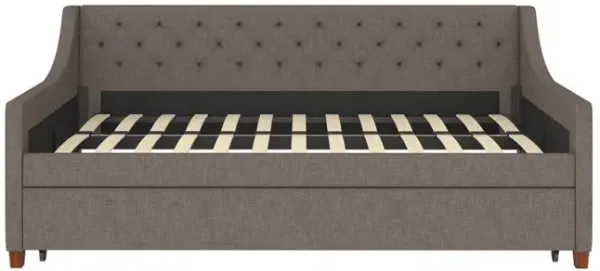 Her Majesty Gray Twin Daybed with Trundle