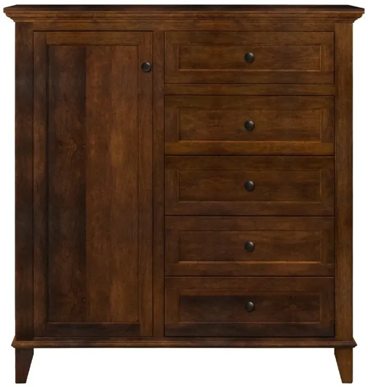 Brentwood Walnut Brown Gentlemen's Chest